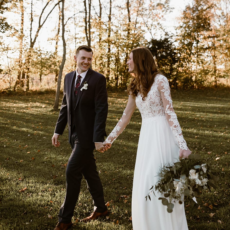 Megan and Matthew wed at Abella Weddings and Events Farm