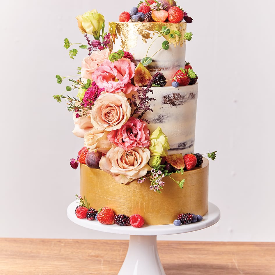 Just a Dash Cakes floral cake