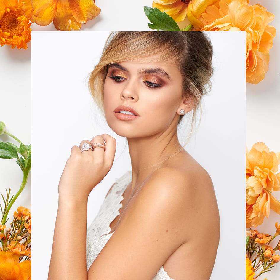 Orange Wedding Makeup